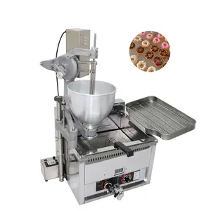 frittieren donut maker Suppliers-Mini Donut Machine Maker Kommerzielle Friteuse Automatische Hefe Braten Voll Donut Herstellung und Pfannkuchen Donuts