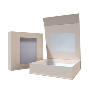 Factory Direct Sales Rigid <b>Magnetic</b> Closure Gift <b>Box</b> with Window and Embossing for Holiday Gifts - Product Image 2
