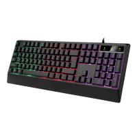 OEM GK312 Interface USB Plug and Play Clavier rétroéclairé filaire 104 touches supportant plusieurs langues Gravé au laser