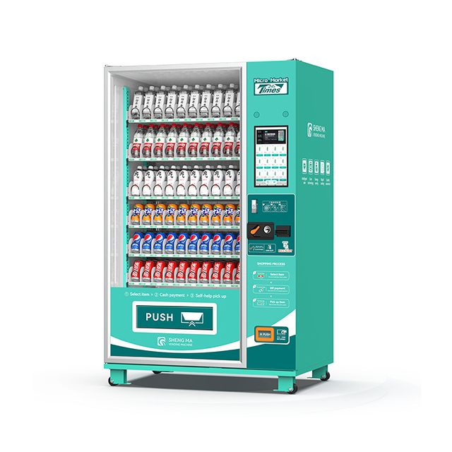 Fast Delivery Vending Machine for Shopping Mall Businesses Attracting Scenic Area with Coin QR Code Token Payment Systems