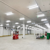 Chambre froide industrielle pour fruits et légumes, entrepôt frigorifique commercial avec unité de réfrigération à compresseur pour aliments frais