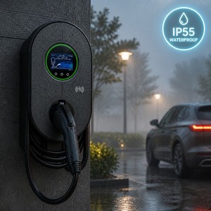 Borne de recharge murale MIDA 7kW Type 2 AC pour véhicules électriques, pour <span class=keywords><strong>garage</strong></span> résidentiel - Product Image 1