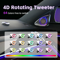 Haut-parleur de voiture à rotation 4D 64 couleurs, tweeter 12V pour Mercedes-Benz Classe S W223, rétrofit/amélioration