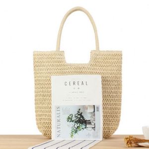 Bolso de Hombro Portátil de Gran Capacidad, Resistente al Agua, de Paja Vintage, para Viajes de Verano a la Playa, Venta al por Mayor - Product Image 5