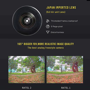 Caddx Ratel <span class=keywords><strong>2</strong></span> FPV 赛车无人机微型摄像头 165 FOV <span class=keywords><strong>2</strong></span>.1mm NTSC PAL 可切换 16:9 4:<span class=keywords><strong>3</strong></span> HDR 夜视无人机摄像头配件 - Product Image 3