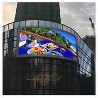 Module d'affichage LED extérieur P3, pas de pixel de 3 mm, étanche IP65, 5000 nits, installation fixe, panneau publicitaire pour écran LED incurvé