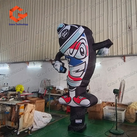 Danseur d'air gonflable personnalisé découpé à l'emporte-pièce Air Wave Liamador pour les barbiers