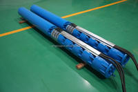 Pompes submersibles multi-étages en acier inoxydable haute pression pour puits profonds avec tuyau de refoulement personnalisable