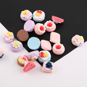 จี้เรซิ่นรูปเค้กหลากสี สำหรับงาน DIY อุปกรณ์ตกแต่งเครื่องประดับ เคสมือถือ ของสะสม - Product Image 2
