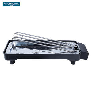 Parrilla y Horno Eléctrico Antiadherente <span class=keywords><strong>de</strong></span> Color Personalizado con Control <span class=keywords><strong>de</strong></span> Temperatura Ajustable, Cocina Interior sin Humo para Cocina <span class=keywords><strong>de</strong></span> Hotel - Product Image 2