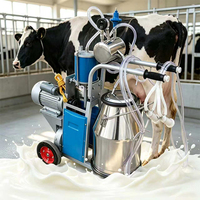 Machine à traire mobile pour vache, en acier inoxydable, machine à traire automatique pour chèvre, traiteur, machine à traire