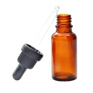 Eady to Hip-botella de vidrio marrón de 15ml con cuentagotas y prueba de manipulación - Product Image 4