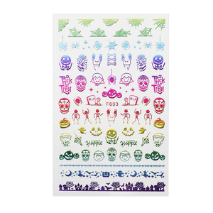Mode Noël Laser Ongles Autocollant Or Personnalisé Arbres <span class=keywords><strong>Art</strong></span> Ongles Accessoire Gel Wraps Conception Anime Renne 3d <span class=keywords><strong>Nail</strong></span> Sticker - Product Image 3