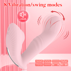 Jouets sexuels, vibrateur pour femme, culotte portable, 8 modes de succion, 8 modes de vibration, stimulateur du point G, stimulateur du clitoris, étanche, rechargeable, <span class=keywords><strong>vibro</strong></span> - Product Image 1
