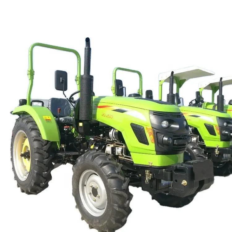 High quality cheap price china 40hp 45hp 4*4wd mini farm tractors Mounted frond end loader for sale