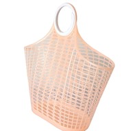 Panier de courses en plastique portable, durable et bon marché en gros
