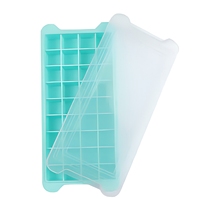 Bac à glaçons en silicone de qualité alimentaire à 24 cavités, couleur personnalisée, pour réfrigérateur, congélateur, usage quotidien, cuisine, bar