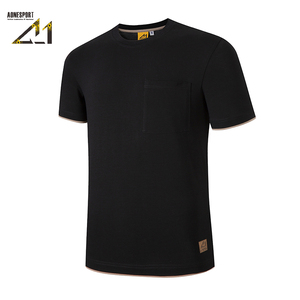 T-shirt à manches courtes pour hommes Crewneck High Quality Custom Jersey 100% cotton O-Neck T -shirt Blank Design for Print - Product Image 3