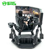 Simulador de Carreras F1 con Cabina de Conducción, 3 Pantallas, 6 DOF, Seis Ejes, para Venta