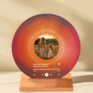 EffiPrint Custom 6 pulgadas acrílico canción placa personalizada vinilo muestra tu foto favorita <span class=keywords><strong>para</strong></span> Diwali Ramadán ocasiones - Product Image 4