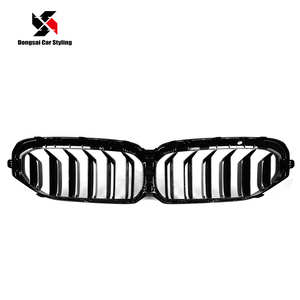 Calandre en maille noire brillante ABS, accessoire de pare-chocs avant à Double plaque pour <span class=keywords><strong>BMW</strong></span> série 5 G30 LCI <span class=keywords><strong>520d</strong></span> 530i 540i, à partir de <span class=keywords><strong>2020</strong></span> - Product Image 5