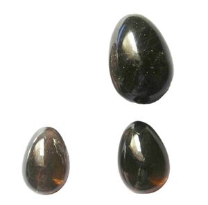 Huevo de yoni de cristal de cuarzo Natural smokey para mujer, ejercicio - Product Image 1