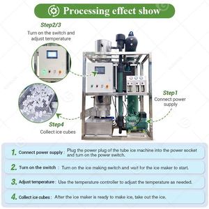 เครื่องทำน้ำแข็งหลอด 150 กก. 1000 กก. 3 ตัน 5 ตัน 1 ตัน 25 40 85 ตัน ราคา - Product Image 5