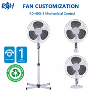 Vente en gros de presse mécanique personnalisée tout en un plastique pour bureau à domicile ménage 16 pouces 3 en 1 ventilateur mural sur pied