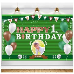Impression personnalisée or joyeux 20e <span class=keywords><strong>anniversaire</strong></span> bannière signe décorations de fond pour femmes filles - Product Image 6