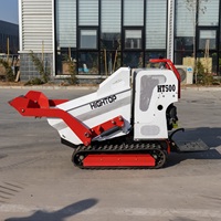 Démarrage électrique approuvé CE jardin mini tracteur dumper avec prix d'usine