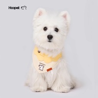 Bavoirs triangulaires en peluche pour chiots West Highland White Terrier, écharpes pour chats et chiens, accessoires pour chiens en coton uni