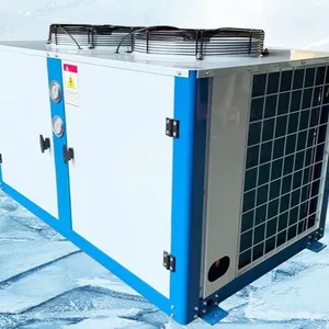 Unidade refrigerada a ar tipo U/Box com descarga para cima para unidade de condensação de compressor de pequena empregada