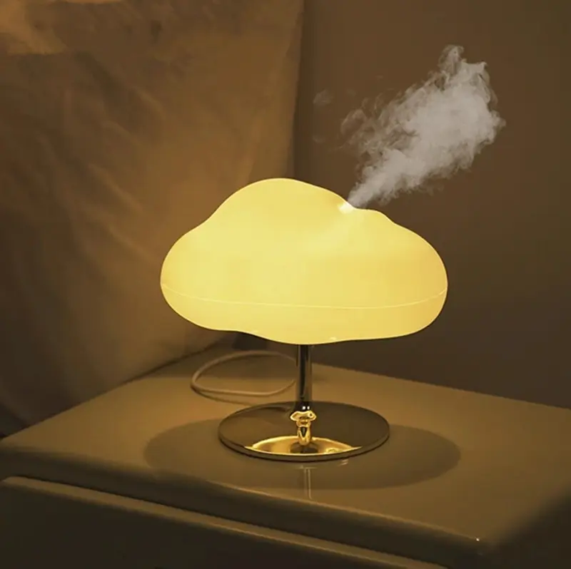 Nodic גשם ענן אדים מפזר עם LED שולחן מנורת ארומה חיוני שמן מפזר 270Ml ענן ארומה מפזר Humidificador