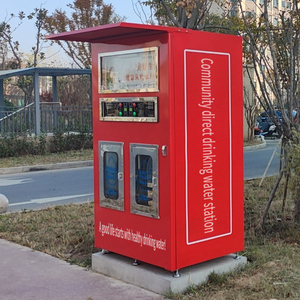 Machine distributrice d'eau potable en bouteille de 800g, recharge par osmose <span class=keywords><strong>inverse</strong></span>, eau purifiée, machine distributrice d'eau de rue - Product Image 4