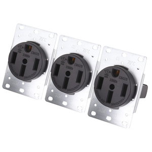 Mỹ 125V/250V 50A NEMA 14-50r Máy phát điện Ổ cắm ổ cắm chống-off ngành công nghiệp <span class=keywords><strong>USA</strong></span> điện NEMA receptacle điện cắm - Product Image 5