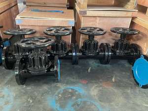 Диафрагменный клапан прямого действия WCB из чугуна HT200 с ручным управлением, EPDN NR NBR - Product Image 6