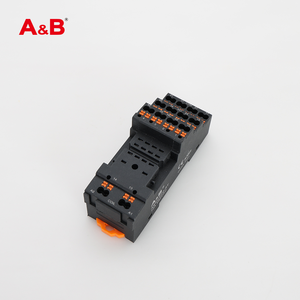 <strong>14</strong>-<strong>Pin</strong> Micro Miniature <strong>Relay</strong> <strong>Socket</strong> 10A 250VAC Electromagnetic Seal Protected Push-In ABKC4C0-ST - Product Image 3