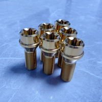 Kunci Torx Titanium Kelas Industri Tahan Korosi Lapisan Anodized Baut Roda M14 Merek WML