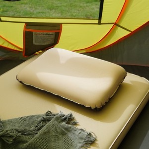 Oreiller gonflable automatique léger pour l'extérieur, tente de camping, oreiller en mousse à air, confort de voyage, oreiller cervical portable en mousse - Product Image 2