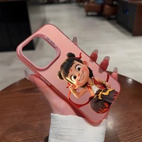 NeZha Cartoon Mobile Phone Case pour iPhone 16 15 14 13 12 11 X XR so Cool Cover pour Maruko Head
