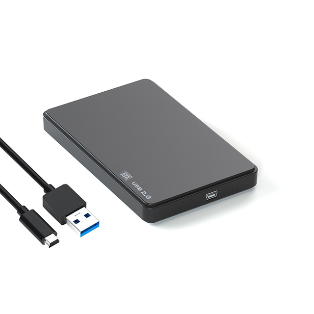 2.5 Inch External USB2.0 & Type-C Laptop Mobile Hard Disk Box Mechanical SSD Solid State Drive Case & Bag
