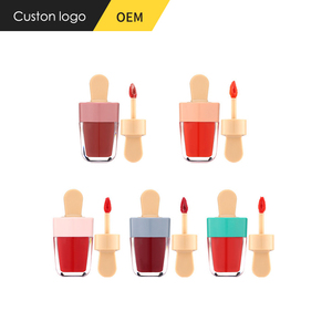 CC36119 Mini brillant à lèvres en forme de glace à l'eau Logo personnalisé Rouge à lèvres minéral liquide étanche Brillant à lèvres mignon - Product Image 4