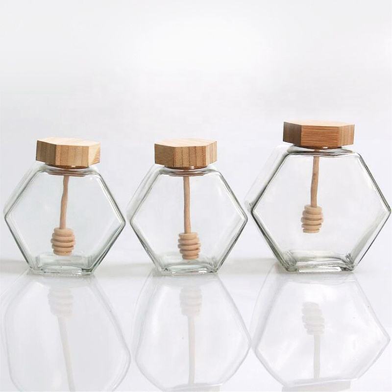 honey glass jars with lids