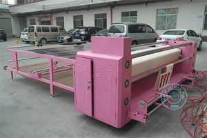 Machine de presse à chaud à rouleaux pour transfert thermique par sublimation de vêtements, drapeaux et parapluies grand format 3,2 m, 320 cm - Product Image 4