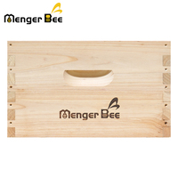Amerikanischer Lagerbestand: Neuer Menger Bee Langstroth Bienenstock, 10-Waben-Tiefenbox aus Tannenholz, 20 mm Dicke, Schwalbenschwanzverbindung, unmontiert