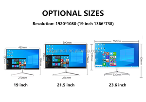 PC Todo en Uno de Alta Calidad de 19, 21.5'' y 23.8'', I3, I5, I7, para Oficina y Juegos, Monoblock, Barebone, Computadora de Escritorio - Product Image 4