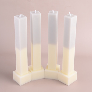 <b>Square</b> Pillar Scented <b>Candles</b> XYT-025-025 Minimalist Wedding Decor - Product Image 1