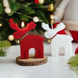 Christmas Deer Aromatherapy <b>Candle</b> Home Decoration Christmas <b>Gift</b> Cute <b>Candle</b> - Product Image 2