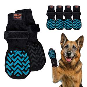 एंटी-लाइसेंकिंग सुरक्षा स्ट्रिप्स के लिए नए पालतू मोजे गैर-पर्ची पॉलिएस्टर आउटडोर कुत्ते मोजे - Product Image 1