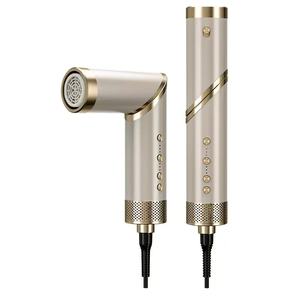 Cepillo Secador Plegable de Alta Velocidad sin Escobillas, Juego de Cepillos Multifuncional 9 en 1 con Motor BLDC Intercambiable, Herramientas de Peinado con Aire Caliente - Product Image 1